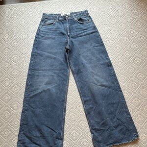 rag & bone Blue sweatshirt pants Wide Leg Jeans